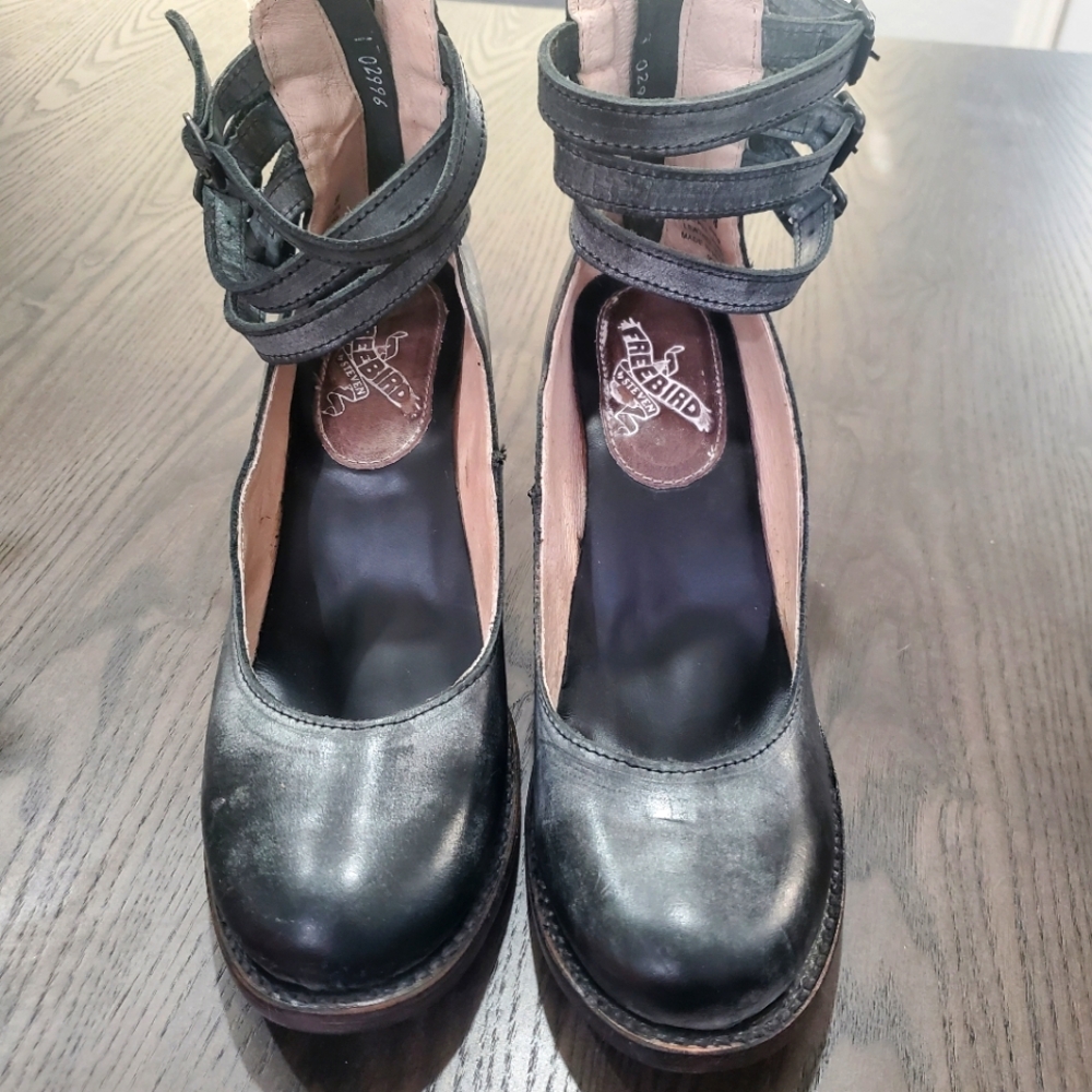 Freebird Randi Heels - Black Leather